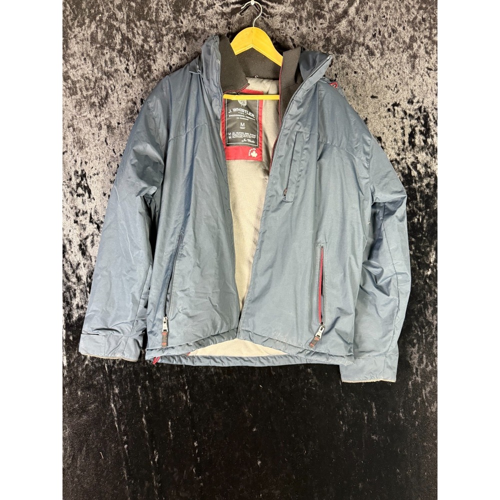 J. Whistler All Weather Shed System Jacket Men's M Navy‎ Blue Multiple Pockets